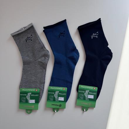 Pánske vysoké ponožky so zdravotnou gumičkou 2911, 40 / 42 / 44