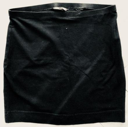 Čierna minisukňa, h&m,m