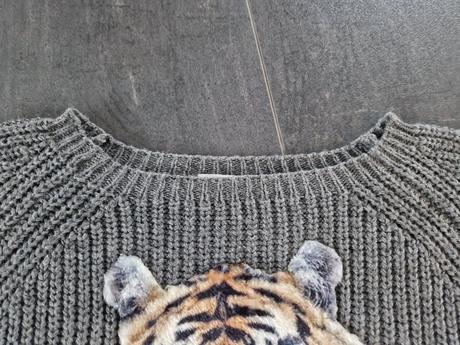 Pulóver s plyšovou aplikáciou, m