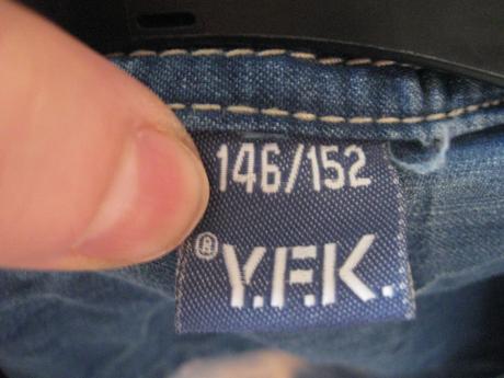 Riflová košeľa, 146/152, 146