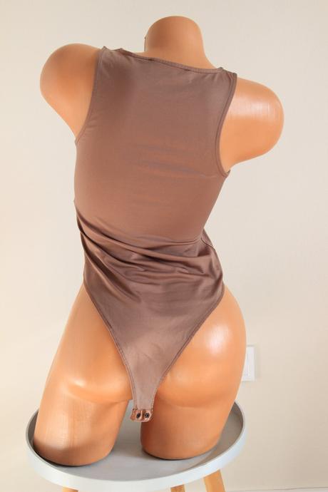 Hnedý body top, s, s