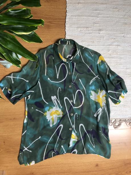 Zelená letná blúzka, l