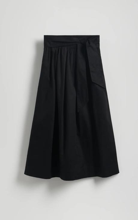 Čierna midi sukňa reserved 40/42/l, reserved,l