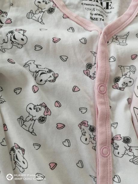 Pyžamko, overal na spanie, fox & bunny,68