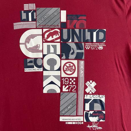 Ecko unltd tričko red graphic t-shirt 2xl, ecko unltd.,xxl