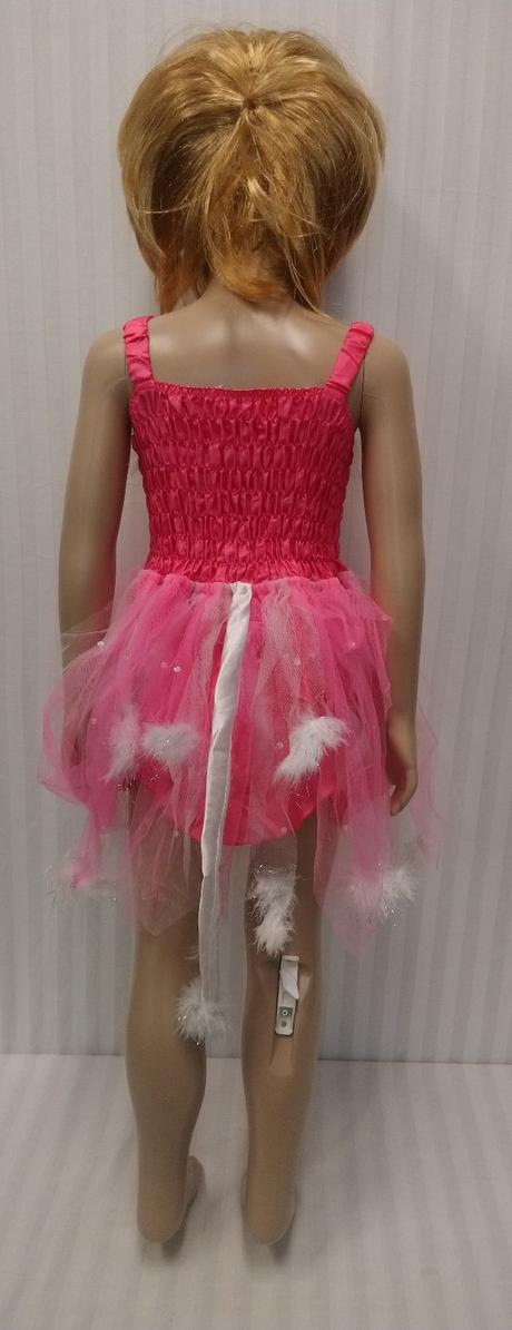 Kostým mačička ružovo biela, 3-4r, 98-104 cm, 