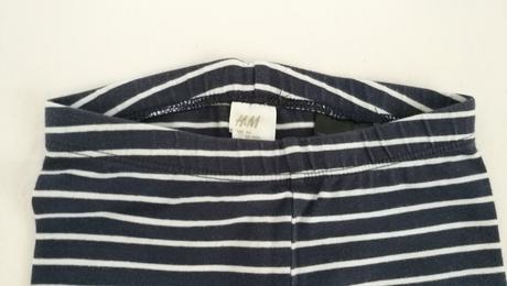 Pásikavé legínky, h&m,86
