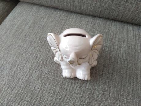 Porcelánová pokladnička - sloník, 