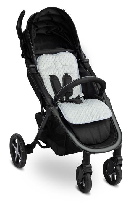 Sensillo podložka do kočíka basic tmavomodré medve,