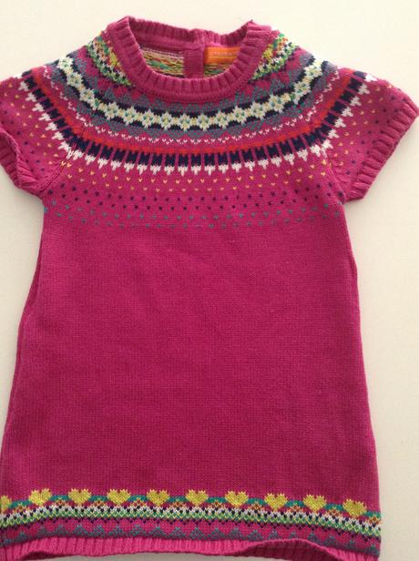 Pletené šaty, topolino,80