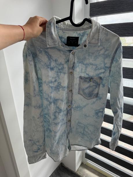Bershka košeľa rifľová, bershka,s