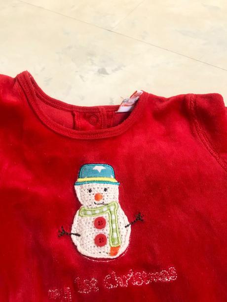 Vianočný teplý zamatový overal, bluezoo,74