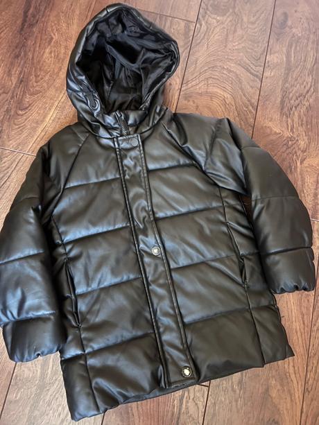 Koženková zimná bunda 128, reserved,128