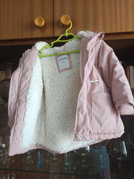 Zimná bunda pre dievčatko, sinsay,86