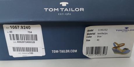 Sandále na platforme, tom tailor,40
