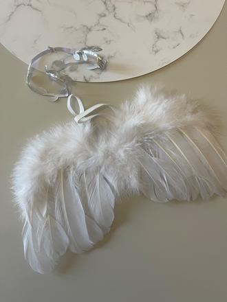 Newborn krídla + čelenka,