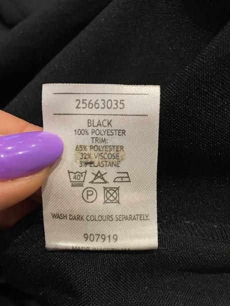 Tehotenské nohavice čierne elegantné (42), e-vie,xl