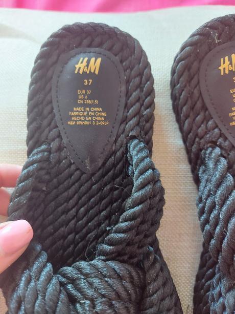 H&m slapky, h&m,37