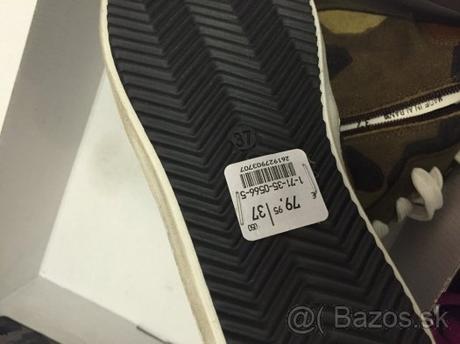 Predám maskáčové tenisky, 37