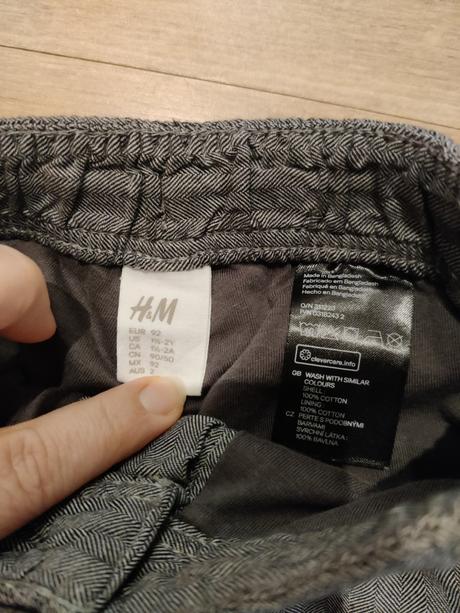 Hrubé nohavice, h&m,92