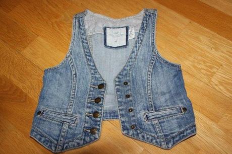 Riflová vestička, h&m,116