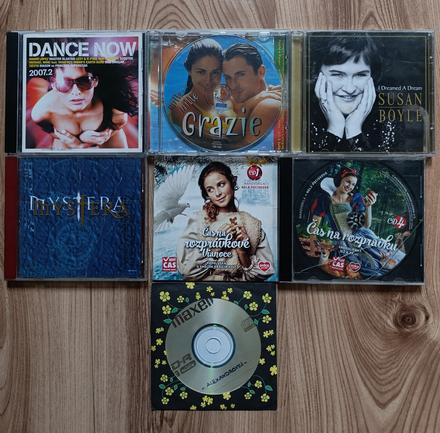 Hudobné, rozprávkové cd,
