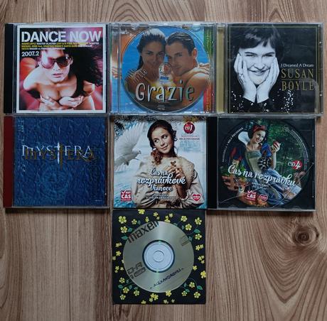 Hudobné, rozprávkové cd,