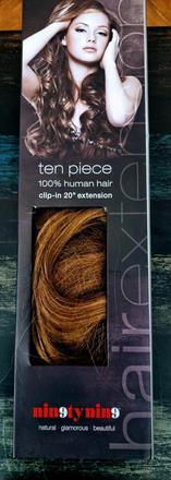 Prírodné clip in odtieň 6n-blond,