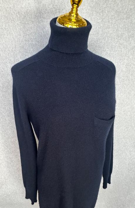 Značkový kašmírový rolák / šaty, xs