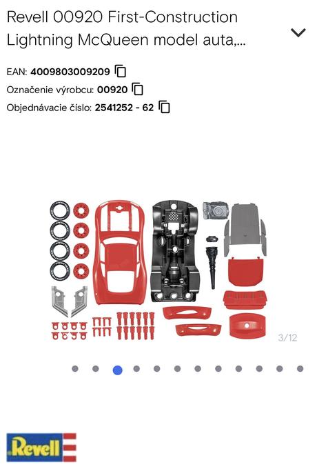 Mc queen šrubovacie auto so zvukom,