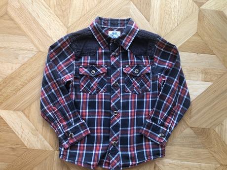 Károvaná košieľka, mothercare,110