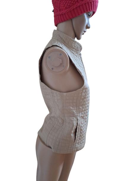 Dámska vetrovková vestička, s