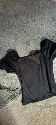 Čierny top, h&m,140