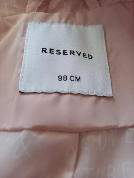 Prechodná ružová bunda č.98 zn. reserved, reserved,98