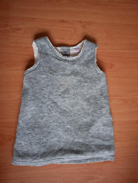 Pletené šaty, vestička, next,86