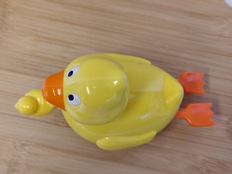 Mechanická naťahovacia kačica do vane, 15,5 cm,