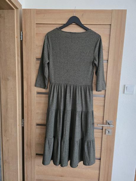 Khaki zelene šaty, c&a,m