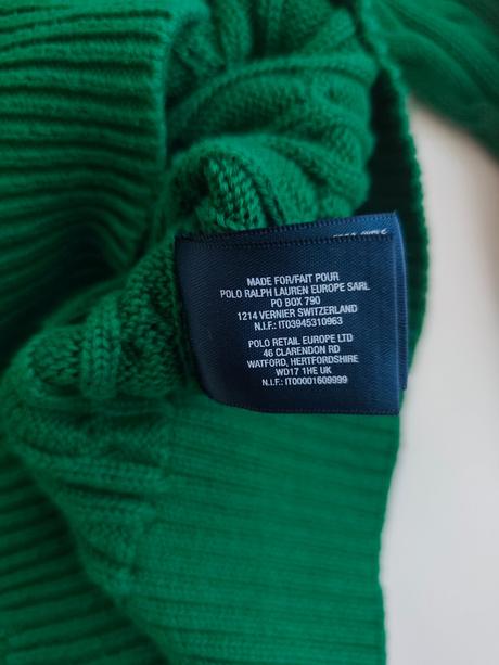 Dievčenský hrubší sveter, ralph lauren,152