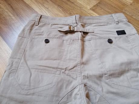 Pánske hnedé nohavice, adidas,32