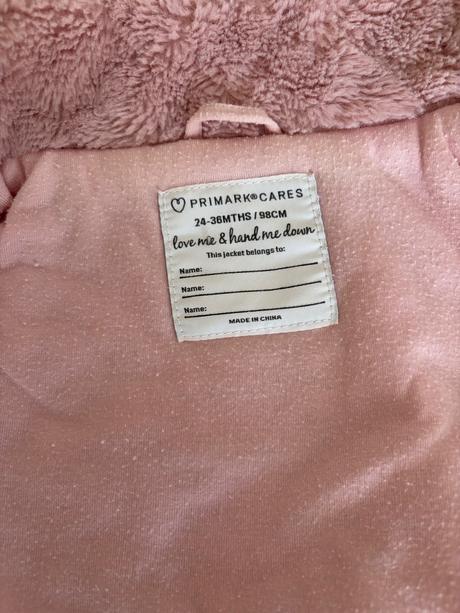 Dievčenská vestička, primark,98