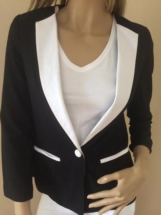 Čierne elegantné sako , amisu,s