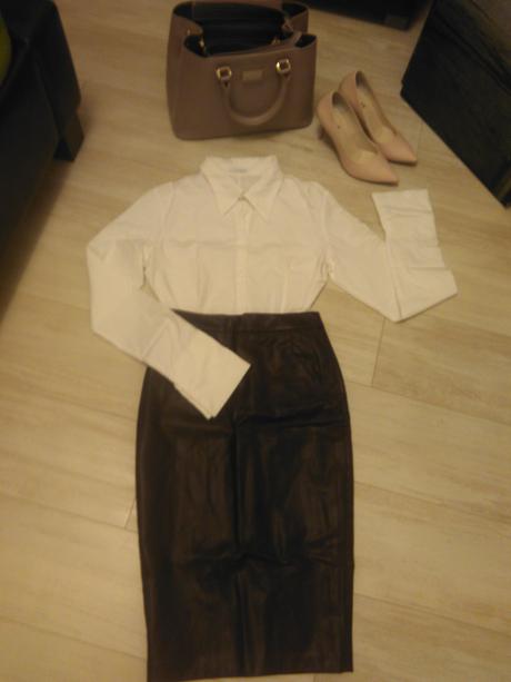 Biela biznis košela, s