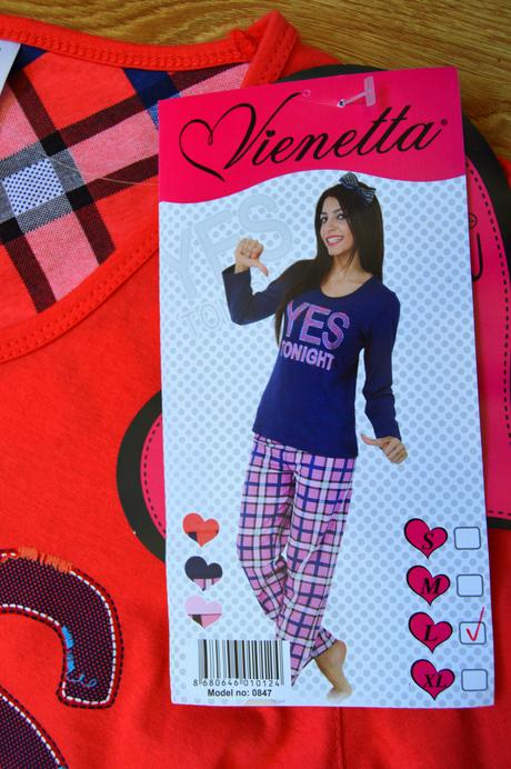 Dámske pyžamko áno dnes, vienetta secret,l / m