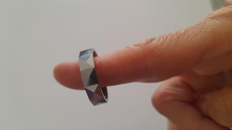 Pánsky wolframový prsten,