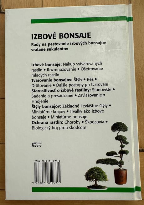 Kniha izbové bonsaje wolfgang kawollek za 5eur,