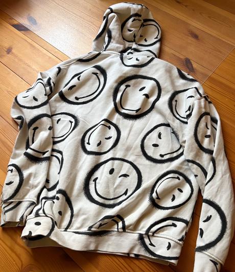 Smajlikova krasna mikina top stav, h&m,158