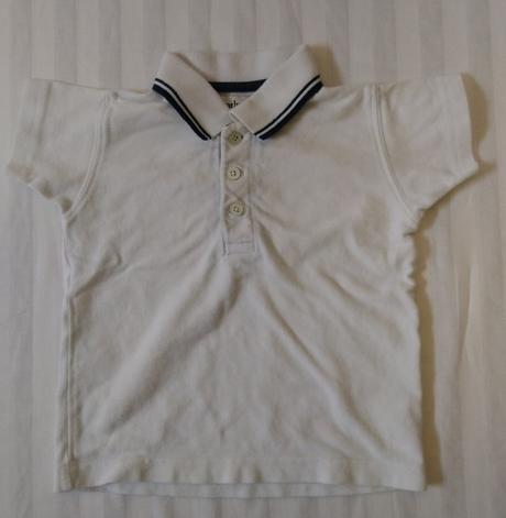 2 ks chlapčenských bielych tričiek na 9-12 mesiac., early days,80