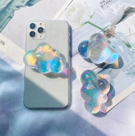 Stojanček a držiak na mobil popsockets, rainbow,