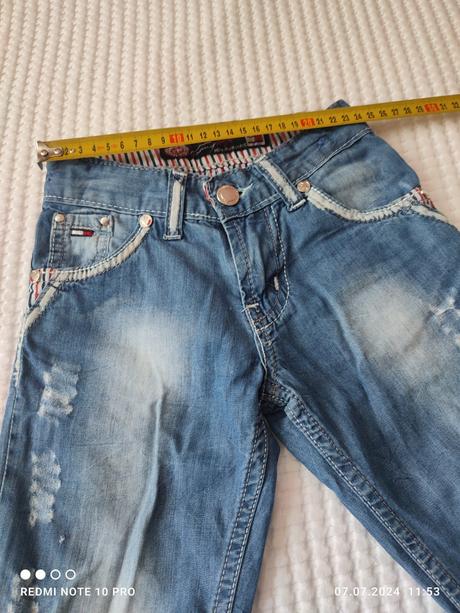 Kraťasy - tenká riflovina 104, tommy hilfiger,104