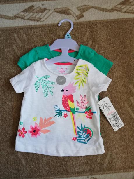 Tričká 2ks, f&f,74